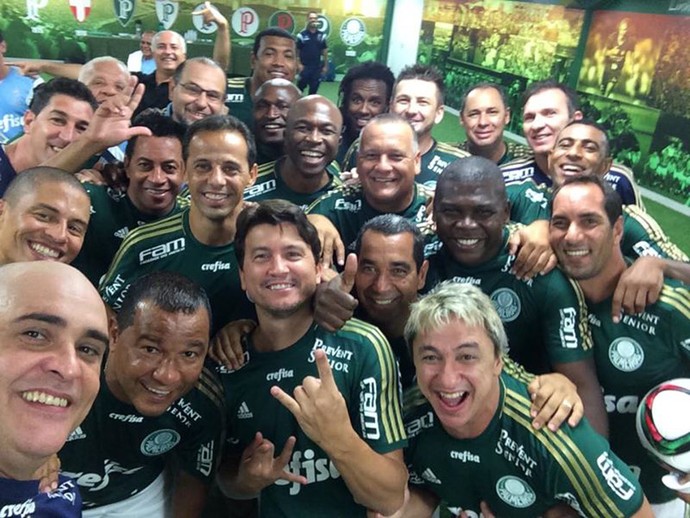 Ídolos voltaram a brilhar diante da torcida do Palmeiras 